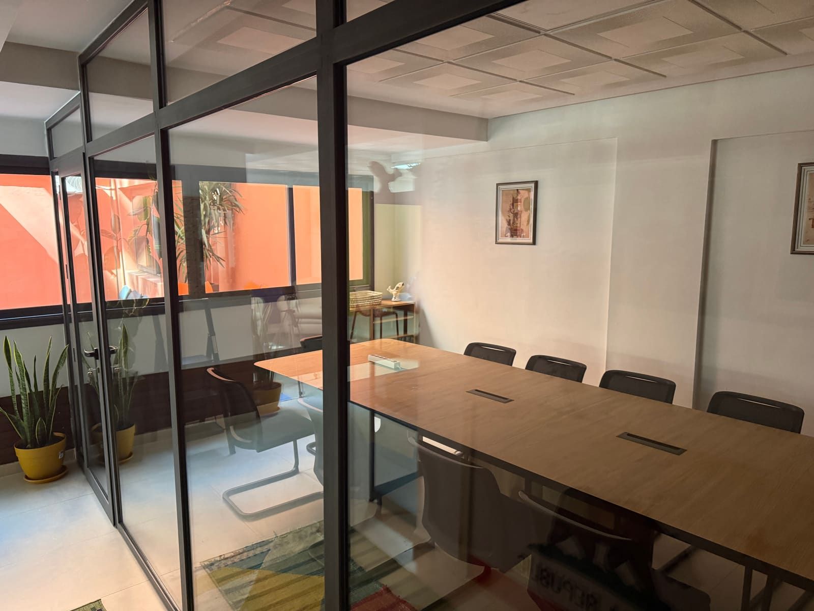 MoCal Alliance private conference room in Marrakech — 4K video conferencing, whiteboard, seats up to 12